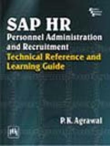 9788120333253: Sap Hr Personnel Administration and Recruitment