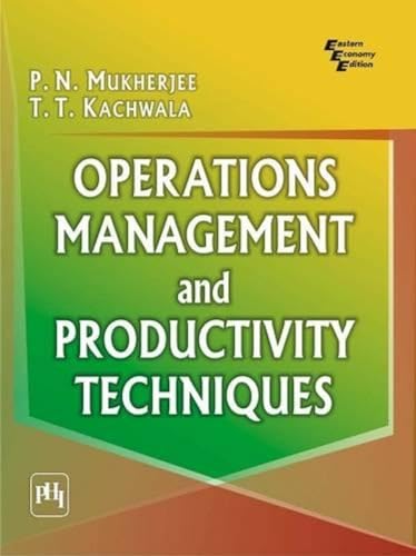 Stock image for Operations Management and Productivity Techniques for sale by Majestic Books