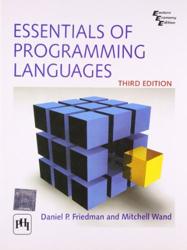 9788120338067: ESSENTIALS OF PROGRAMMING LANGUAGES, 3RD ED.