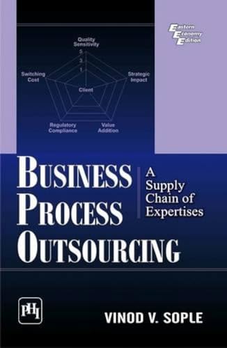 9788120338159: Business Process Outsourcing: A Supply Chain of Expertises