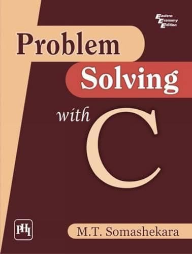 Beispielbild fr Problem Solving With C zum Verkauf von Blackwell's