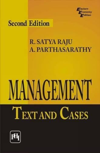 9788120338791: Management Text and Cases