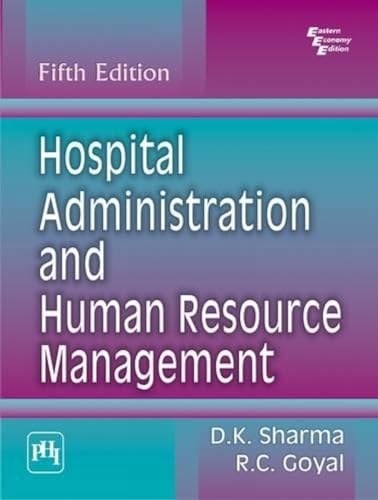 Beispielbild fr Hospital Administration and Human Resource Management zum Verkauf von Blackwell's