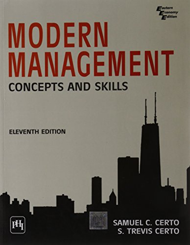 9788120340053: MODERN MANAGEMENT: CONCEPTS AND SKILLS, 11TH ED.