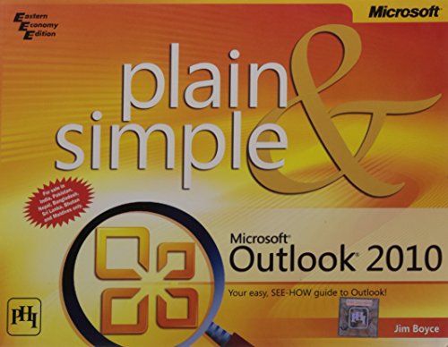 9788120341494: MS Outlook 2010 Plain and Simple