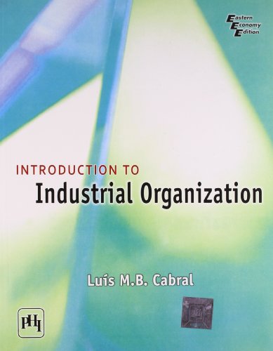 9788120341531: Intro. To Industrial Organization