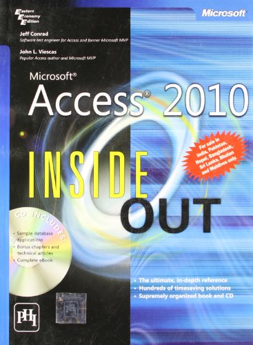 9788120342033: Microsoft Access 2010 Inside Out With CD