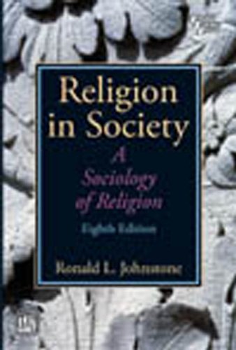9788120343481: Religion In Society - A Sociology Of Religion, 8/E