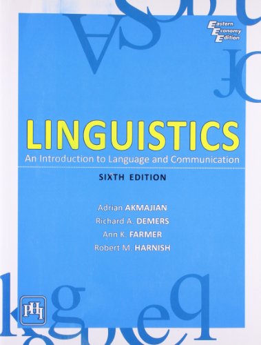 Imagen de archivo de Linguistics: An Introduction to Language and Communication a la venta por Bulrushed Books