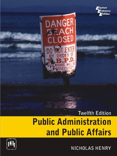 9788120345539: Public Administration and Public Affairs