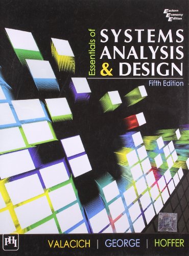 Beispielbild fr Essentials of Systems Analysis and Design zum Verkauf von Irish Booksellers