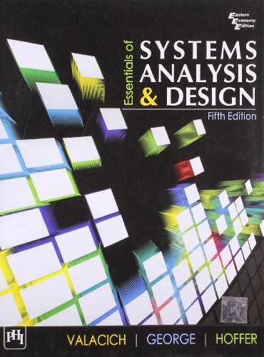 Imagen de archivo de Essentials of Systems Analysis and Design a la venta por Irish Booksellers
