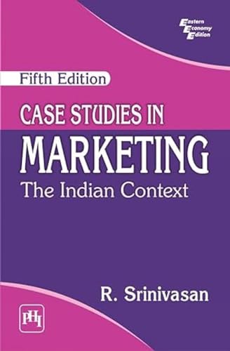 Stock image for Case Studies in Marketing The Indian Context for sale by PBShop.store US