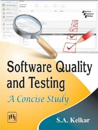 9788120346284: Software Quality and Testing: A Concise Study