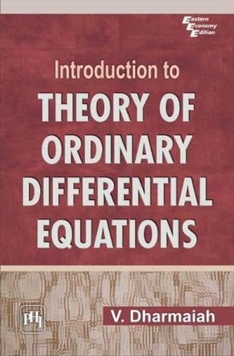 9788120346666: Introduction to Theory of Ordinary Differential Equations