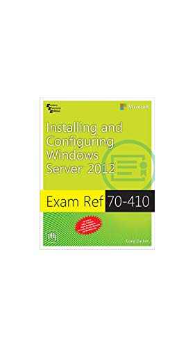 Image d'archives pour Exam Ref 70-410: Installing and Configuring Windows Server 2012 mis en vente par dsmbooks