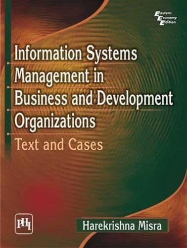 Imagen de archivo de Information Systems Management in Business and Development Organizations a la venta por PBShop.store US