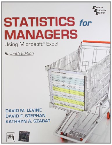 Beispielbild fr Statistics for Managers zum Verkauf von PAPER CAVALIER US