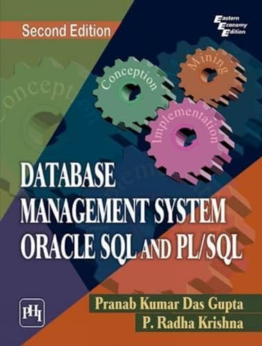Beispielbild fr Database Management System Oracle SQL and PL/SQL zum Verkauf von Blackwell's