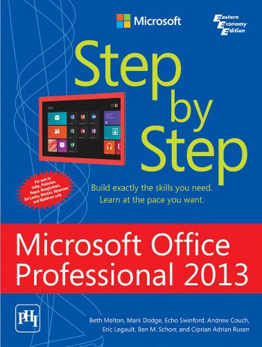 9788120349124: MICROSOFT OFFICE PROFESSIONAL 2013 STEP BY STEP