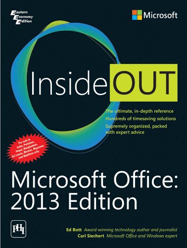 9788120349131: MICROSOFT OFFICE: 2013 EDITION INSIDE OUT