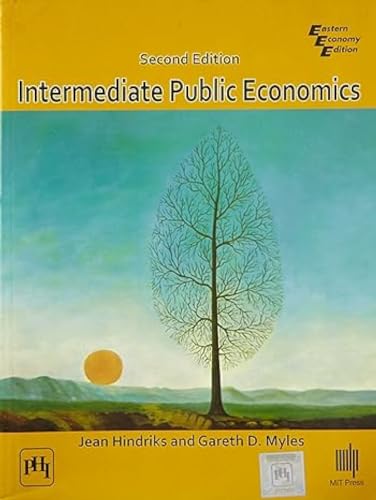 Stock image for Intermediate Public Economics, 2Nd Ed for sale by GF Books, Inc.