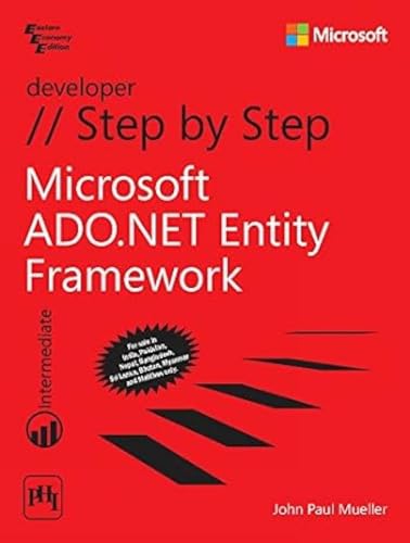 9788120349568: Microsoft Ado.Net Entity Framework Step by Step