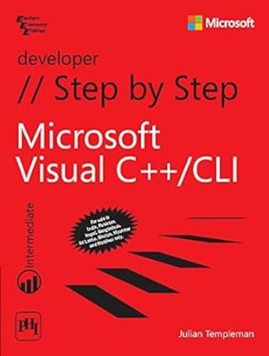 9788120349575: Microsoft Visual C++ CLI Step By Step [Paperback] TEMPLEMAN, JULIAN