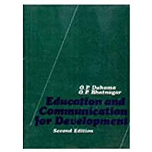 9788120400306: Education and Communication for Development