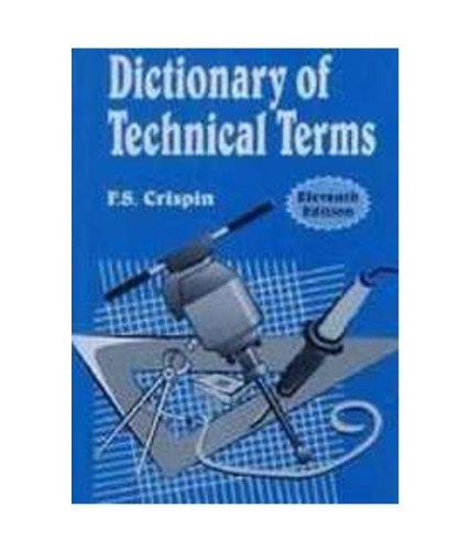 Stock image for Dictionary of Technical Terms for sale by Majestic Books