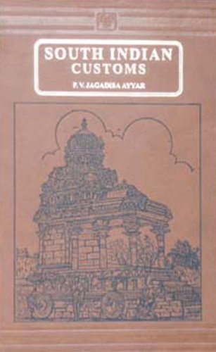 Beispielbild fr South Indian Customs zum Verkauf von Books Puddle