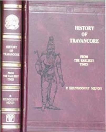 9788120601697: History of Travancore from the Earliest Time