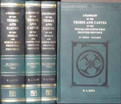 9788120605053: A Glossary of the Tribes and Castes of the Punjab and North-West Frontier Provinces: 3 Vol. Set