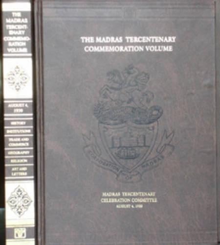 9788120605374: Madras Tercentenary Celebration Committee Commemoration Volume
