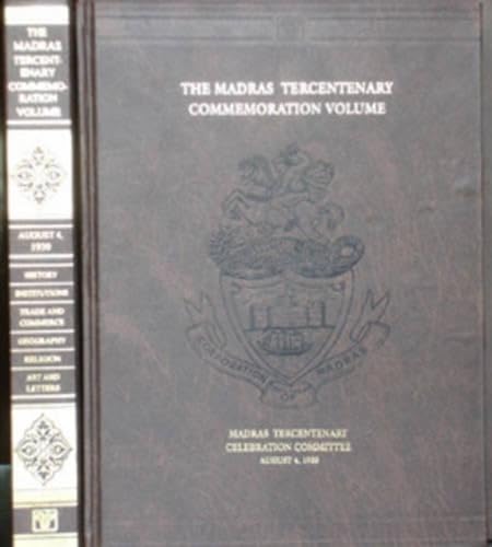 9788120605374: Madras Tercentenary Celebration Committee Commemoration Volu