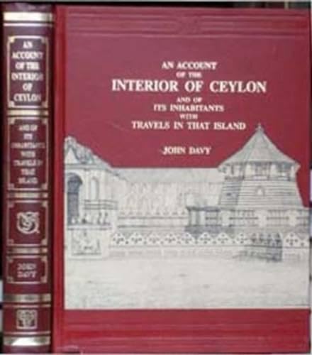 Stock image for An Account of the Interior of Ceylon and of its Inhabitants for sale by dsmbooks