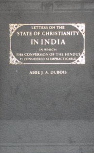 Letters on the State of Christianity in India