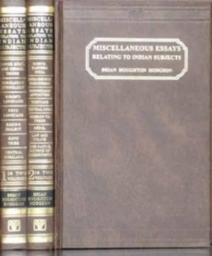 Imagen de archivo de Miscellaneous Essays Relating To Indian Subjects (2 vols-Set) a la venta por Vedams eBooks (P) Ltd