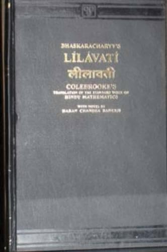 Stock image for Lilavati - Colebrooke's Translation with Notes by Haran Chan for sale by Lowry's Books