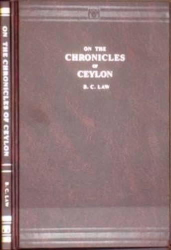 9788120609075: On the Chronicles of Ceylon