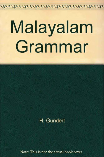 9788120612501: Malayalam Grammar