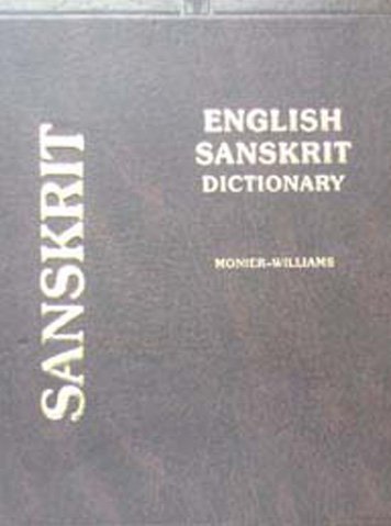 English-Sanskrit Dictionary