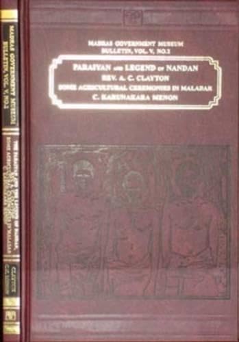 9788120618657: Paraiyan and Legend of Nandan: Some Agricultural Ceremonies in Malabar
