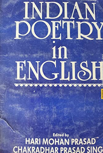 Stock image for Indian Poetry in English for sale by Shalimar Books