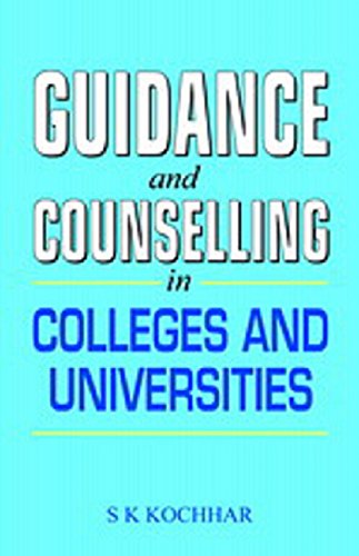 Stock image for Guidance and Counselling in Colleges and Universities for sale by Books Puddle