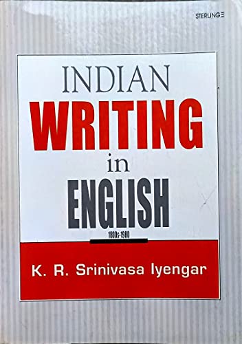 Stock image for Indian Writing in English for sale by GreatBookPrices