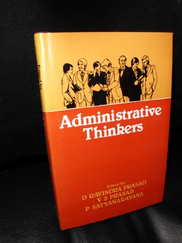 9788120708457: Administrative Thinkers