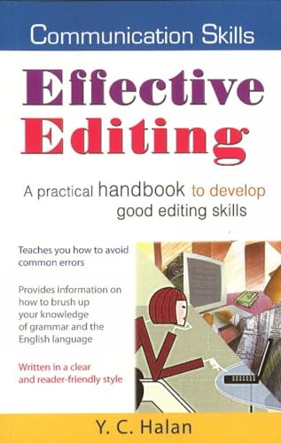 9788120747630: Effective Editing: A Practical Handbook to Develop Good Editing Skills