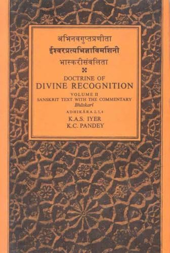 Beispielbild fr Isvarapratyabhijna-Vimarsini (3 Vols.): Doctrine of Divine Recognition zum Verkauf von BooksRun