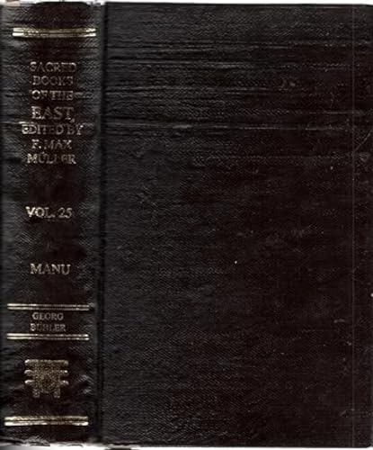 Sacred Books of the East: Vol. 25: The Laws of Manu